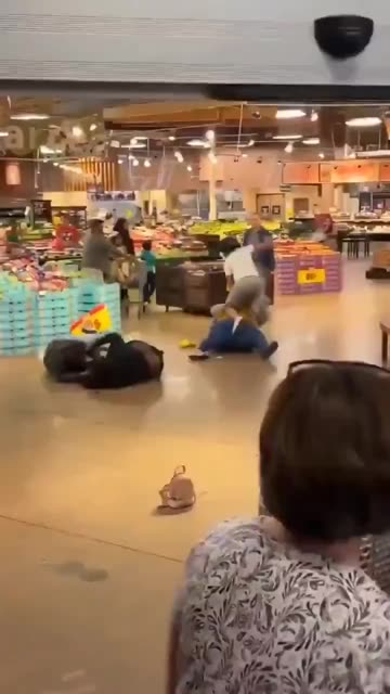 You can't even relax at the supermarket.