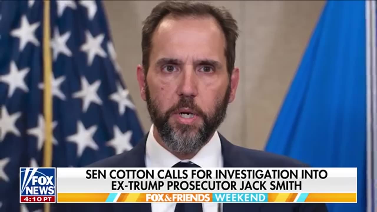 Ex‑Trump prosecutor Jack Smith under investigation
