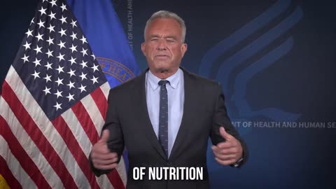 Health Secretary Robert F. Kennedy Jr.... Finally we get common sense.