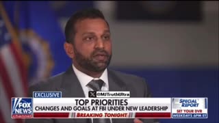 Kash Patel says what’s coming out will “Surprise and Shock People”