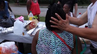 Luodong Gives Treatment To Mature Black Woman At The Picnic