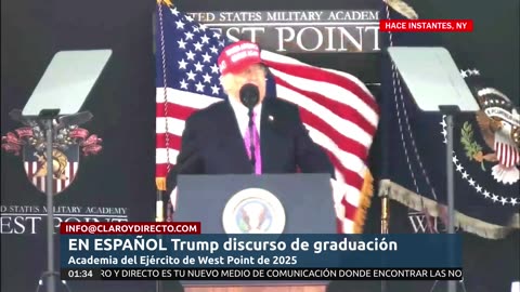 EN ESPAÑOL Trump discurso de graduación Academia del Ejército de West Point de 2025