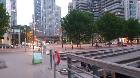 【4K】Toronto Waterfront Walk in a Heatwave Canada 🇨🇦