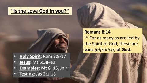 "Do you Love God?"