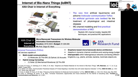 Internet of Everything (IoE): From molecules to the universe​​ | Ozgur B. Akan​, University of Cambridge, UK Moderators: Ian F. Akyildiz, Editor-in-Chief, ITU(JFET) 2025