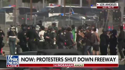 Anti-ICE Rioters Shutdown California Freeway