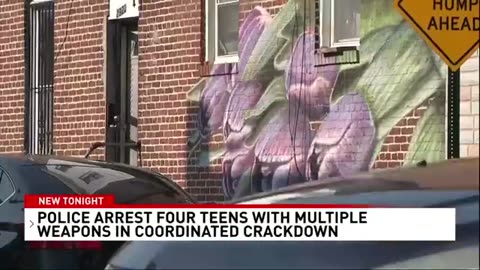 Ready for War 4 teeniggers arrested for guns