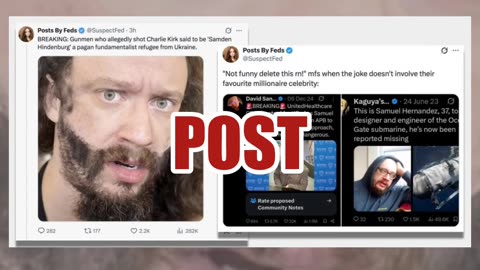 Fact Check: Samden Hindenberg Did NOT Shoot Charlie Kirk -- Troll Posts Blaming Sam Hyde