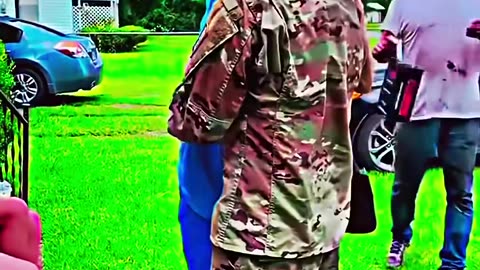 Soldier returns home #military #soldier #usarmy #specialforces #army #fyp