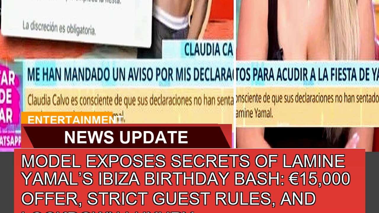 Model Exposes Secrets of Lamine Yamals Ibiza Birt