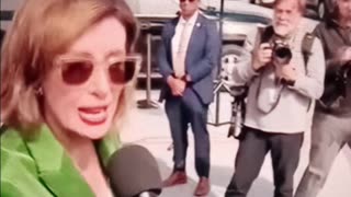 Nancy Pelosi tells reporter to shut up