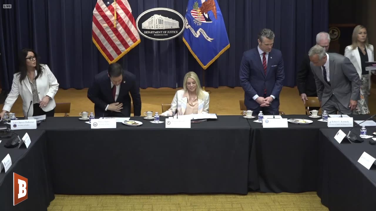 LIVE: AG Pam Bondi Hosts Meeting of Anti-Christian Bias Task Force...