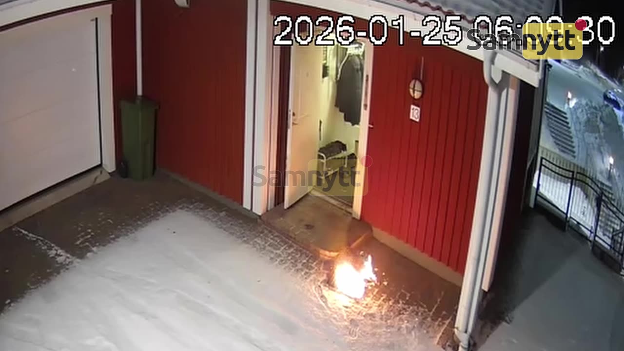 Brandattack mot kyrka