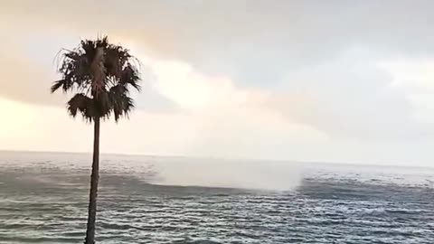 A Waterspout Came Ashore In Savona, Italy (07/13/25)