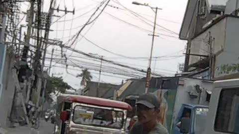 Snail Pace Traffic in Navotas City, Philippines