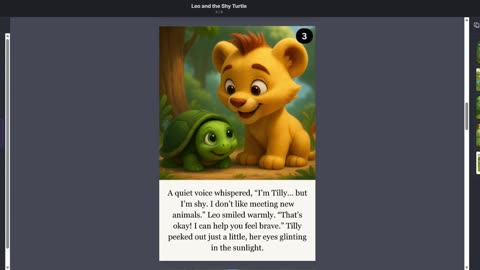 Leo and the Shy Turtle 🐢🦁 | A Heartwarming Kids Story About Courage & Friendship