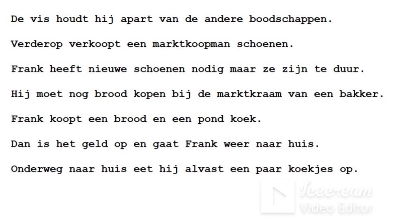 Ductch language learning - Boodschappen doen op de markt part 3