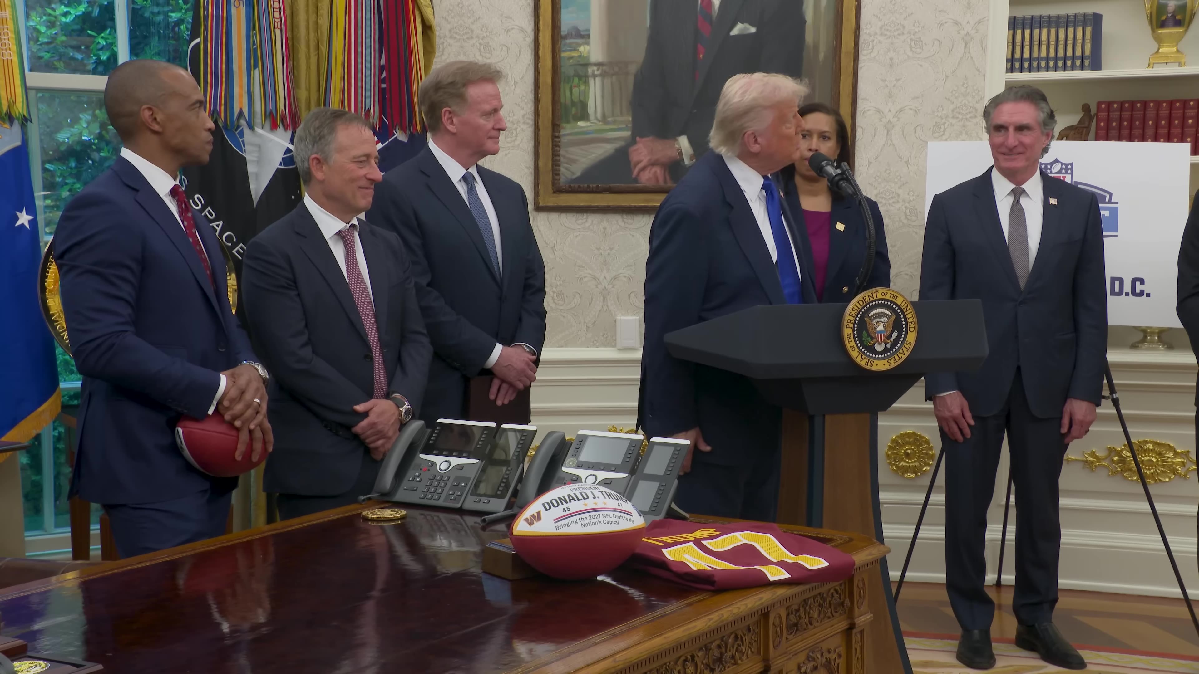 President Trump Delivers a Sports Announcement