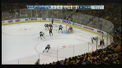 Le 7 ieme Match de la Finale de la coupe Stanley Blues de St Louis vs Bruins de Boston