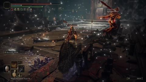 Elden Ring NG+1 | Red Wolf of Radagon boss fight co-op w/2 summoned players #eldenring #short