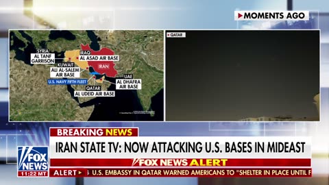 Iran launches attack on US base in Qatar in wake of strikes