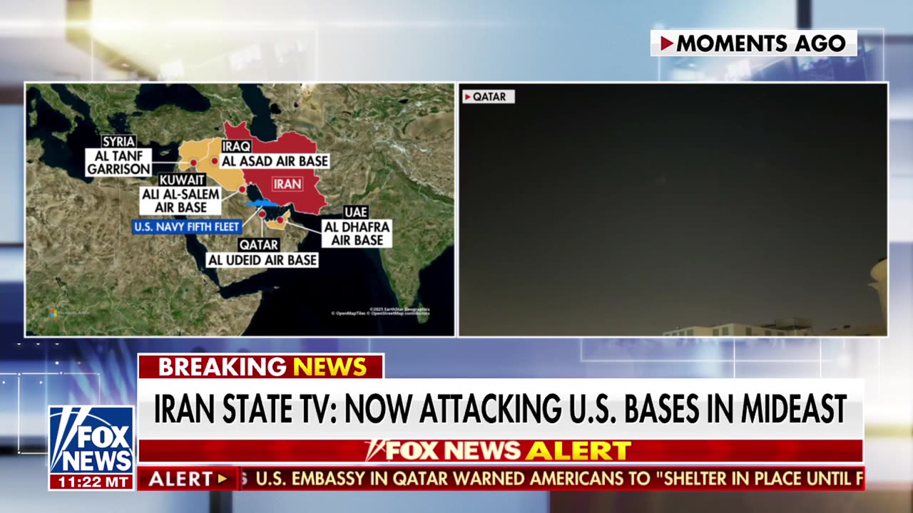 Iran launches attack on US base in Qatar in wake of strikes