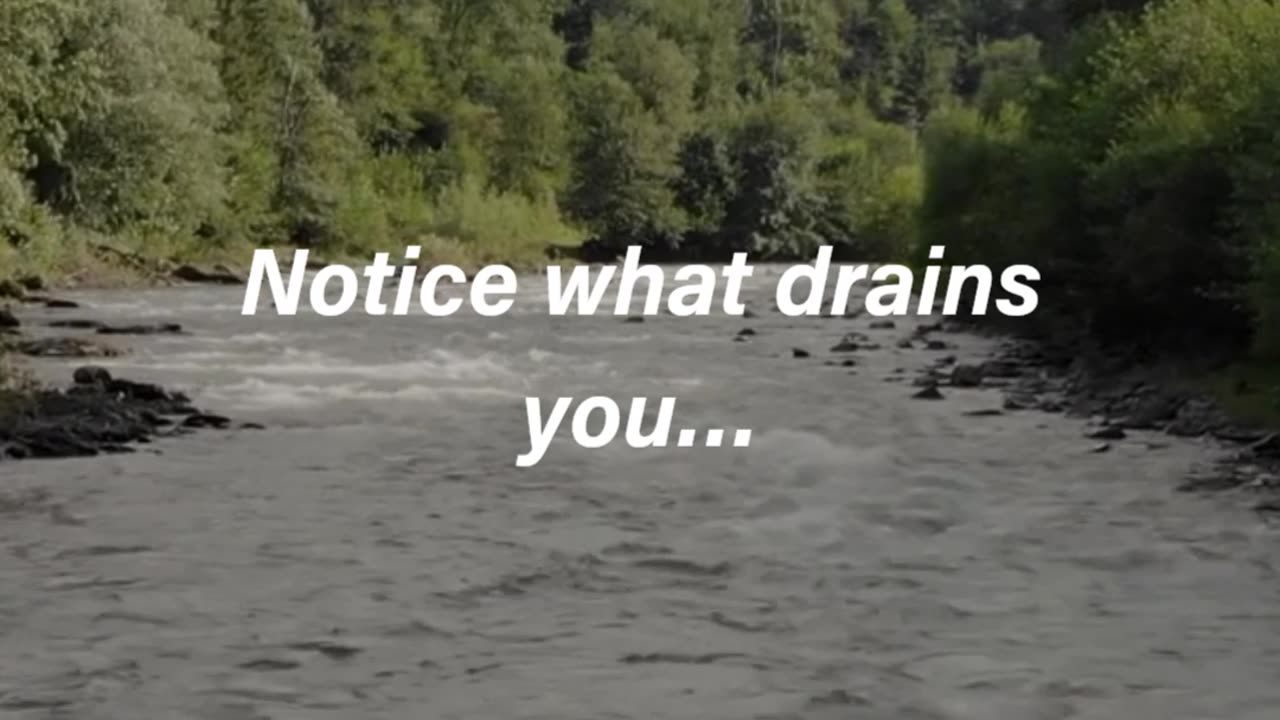 Notice What Drains You… Then Protect Your Peace.