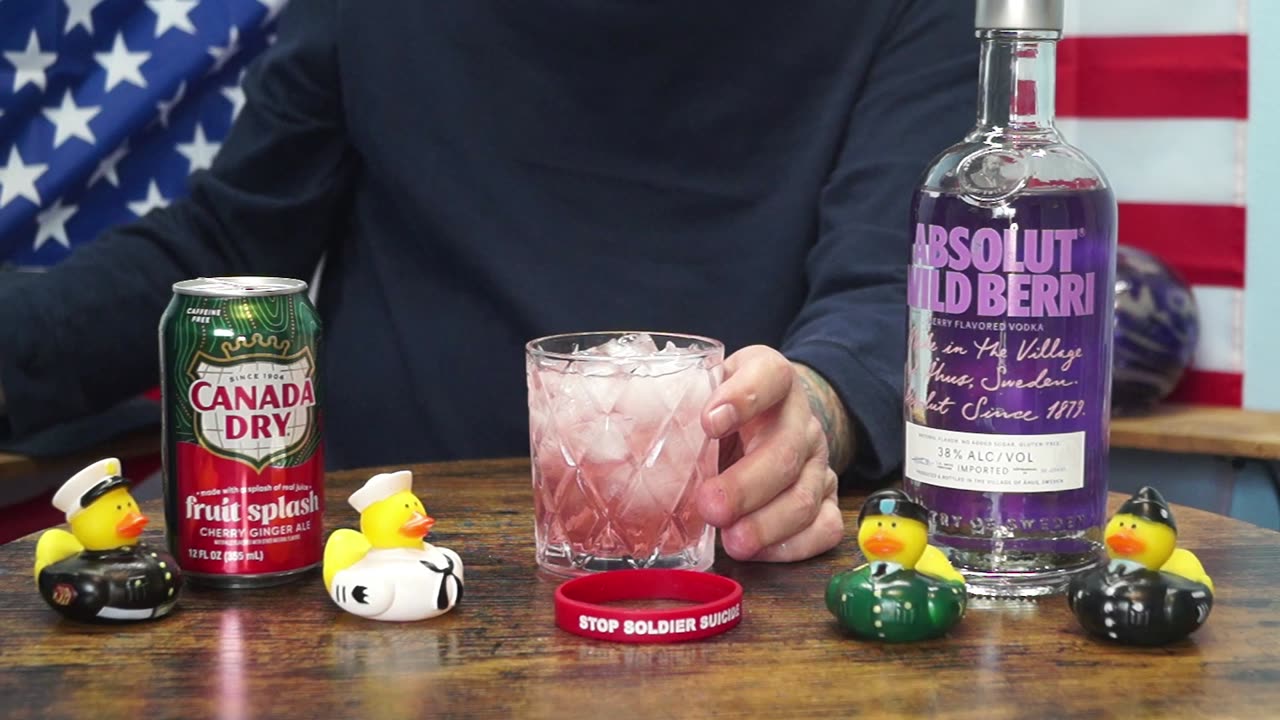 James Harris - Absolut Wild Berri Vodka & Canada Dry Fruit Splash