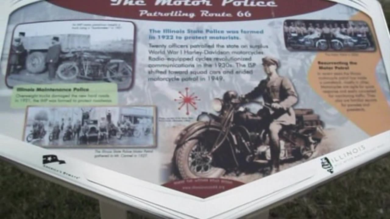 The Motor Police Patrolling Route 66