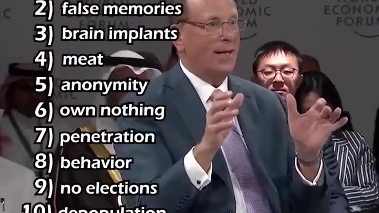 Is World Economic Forum against the population?!?