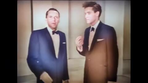 Frank Sinatra and Elvis Presley duet on The Frank Sinatra Show (1960)