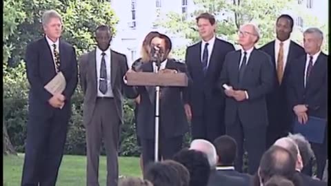 Pres. Clinton Announcing Community Development Banking and Finance Initiative (1993)