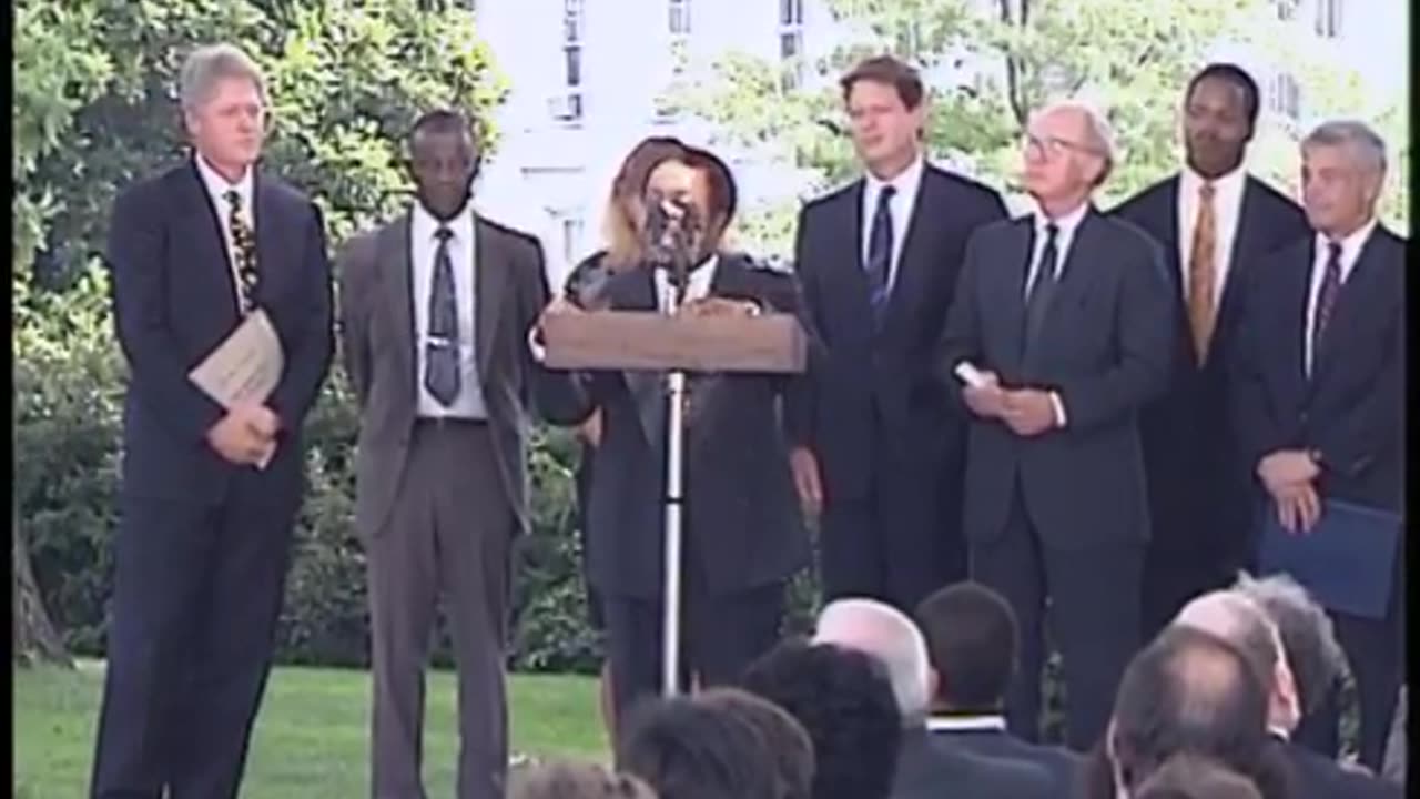 Pres. Clinton Announcing Community Development Banking and Finance Initiative (1993)