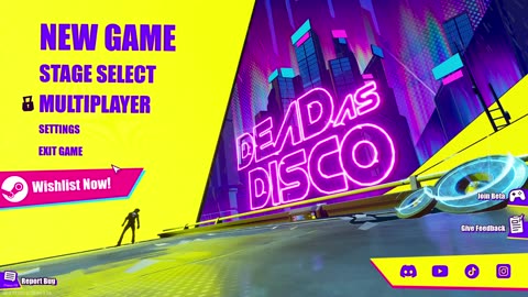 Dead as Disco - Playthrough Synthwave Beat em up Musical Martial arts