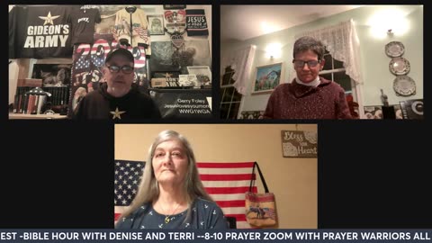 GIDEONS ARMY BIBLE HOUR 2/10 @ 630 PM EST WITH TERRI AND DENISE