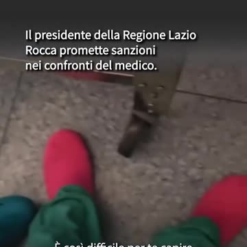 Lite in sala operatoria durante intervento.