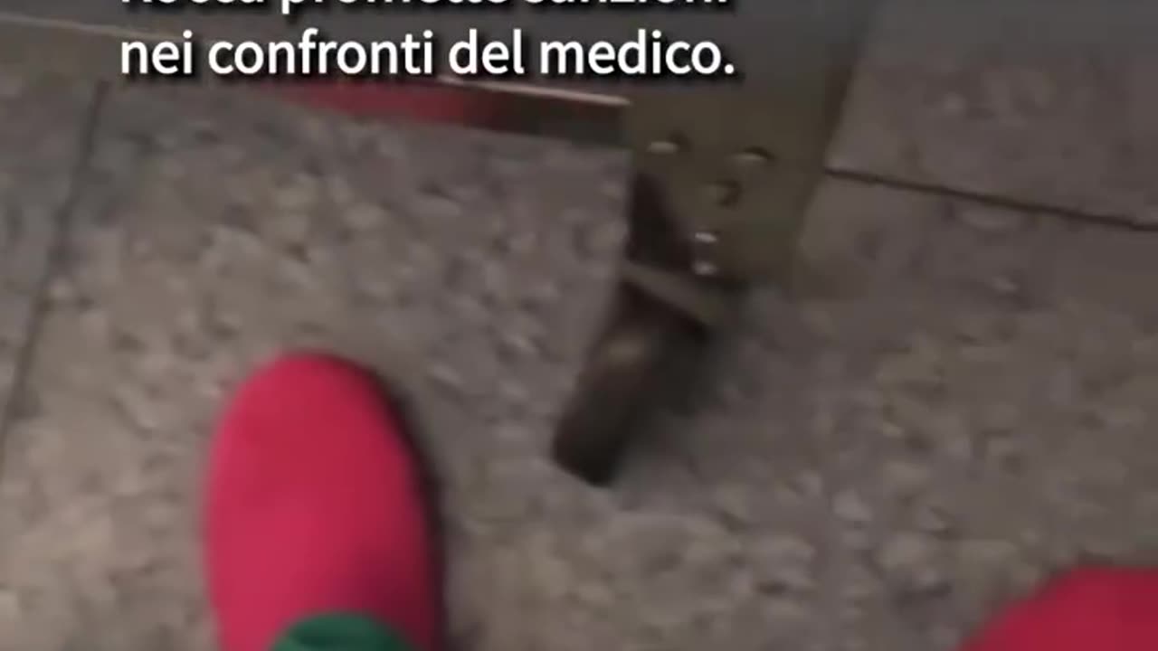 Lite in sala operatoria durante intervento.