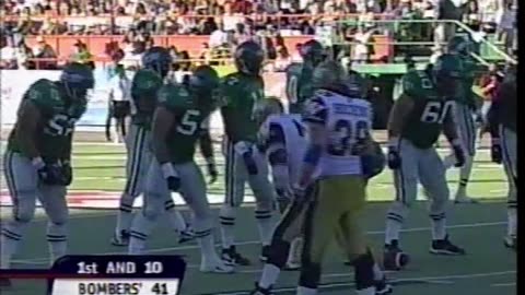 CFL 1999 WINNIPEG BLUE BOMBERS AT SASKATCHEWAN ROUGHRIDERS