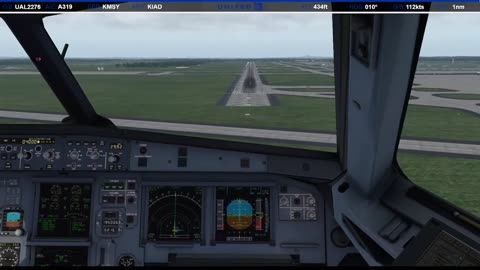 Landing at Washington [REDACTED] (KIA[REDACTED])