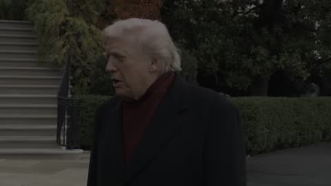 President Trump Gaggles with Press Before Departing the White House, Nov. 22, 2025