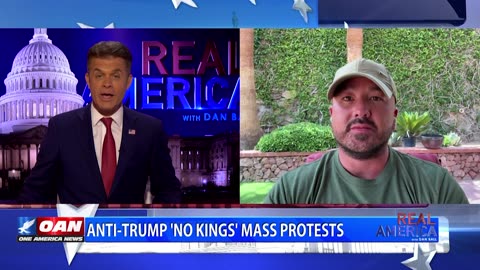 REAL AMERICA -- Dan Ball W/ Anthony Aguero, Violence Breaks Out At "No Kings Day" Protests, 6/16/25