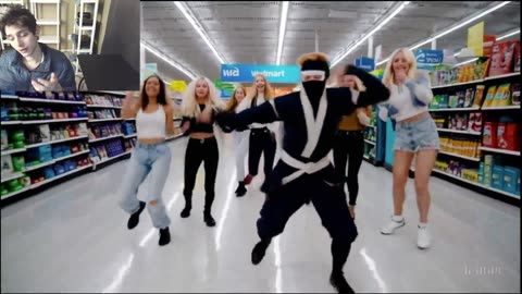 Outtake #1,004 Of The Ninja Dancing With Women At A Walmart Supercenter Fake Funny Parody Video
