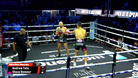 Andrew Tate vs. Chase DeMoor Full Fight Highlights Misfits Boxing