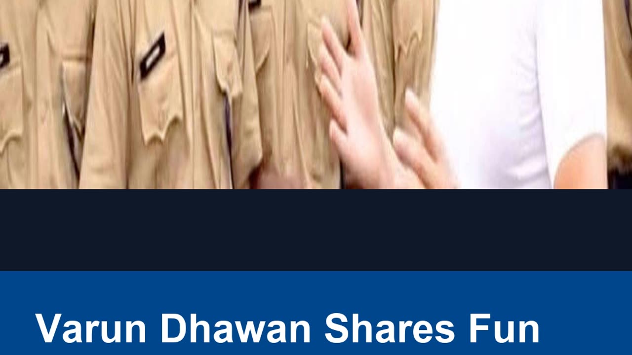 Varun Dhawan Shares Fun BTS Moment From Border 2 Shoot in Pune