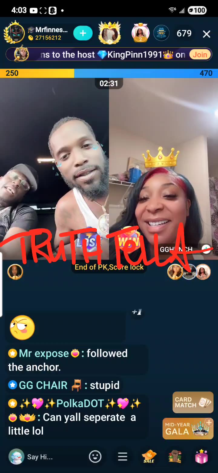 FINESSE LIVE WITH HIS NEW MALE PIMP FRIEND