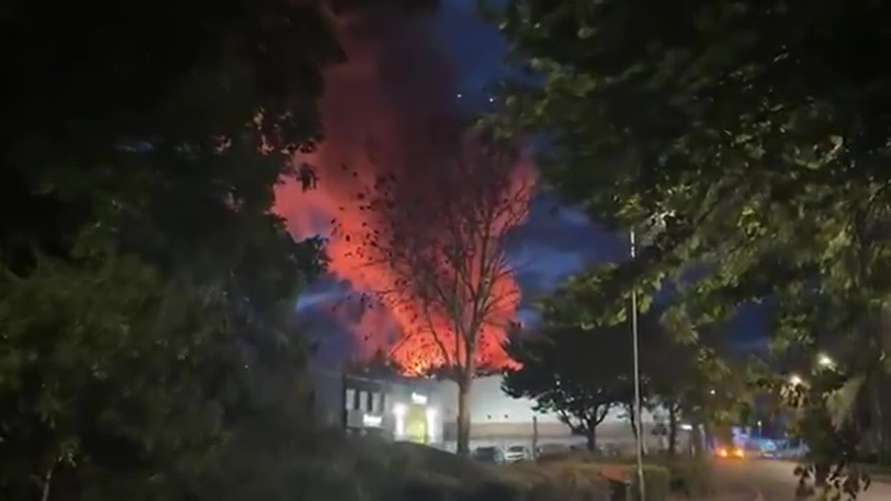 'Serious explosion' at warehouse in Swindon in Wiltshire, England, police say.