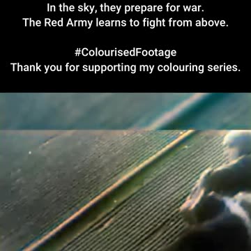 Wings of the Red Army Soviet Paratroopers Train #ColourisedHistory