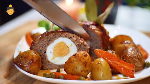 This is a Real Joy for Everyone - the Most Deliciously Prepared Meat with Potatoes and Capers