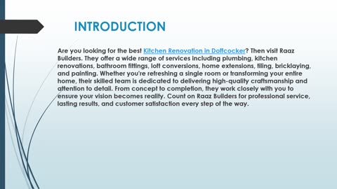 Looking for the best Kitchen Renovation in Doffcocker