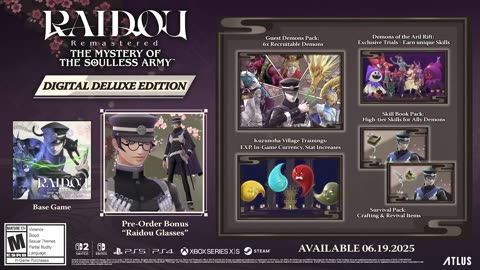 RAIDOU Remastered The Mystery of the Soulless Army Opening Movie